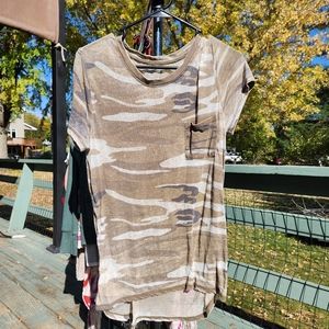 Large camo t-shirt